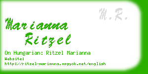 marianna ritzel business card